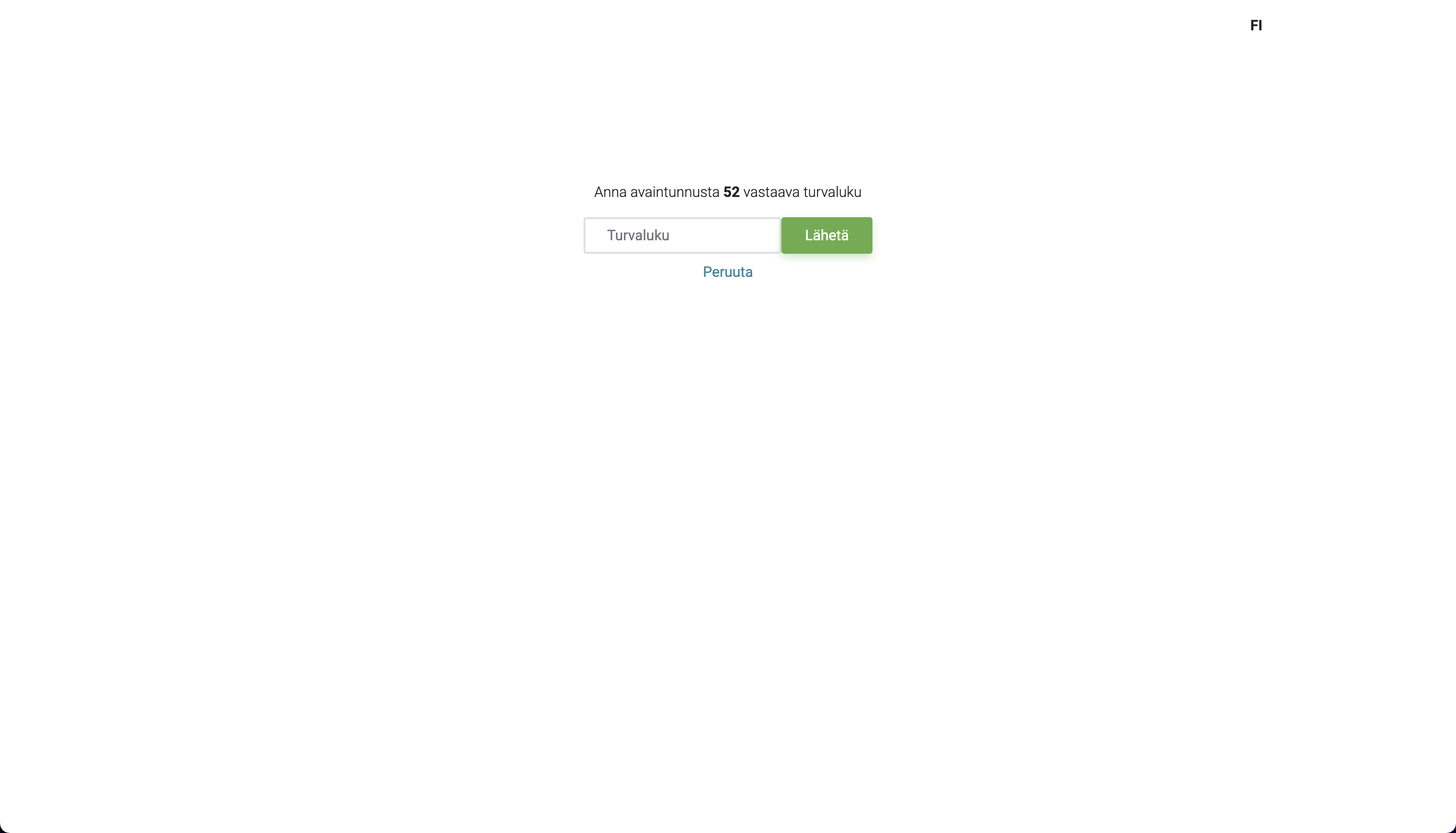 Authentication to Aktia Bank, step 2