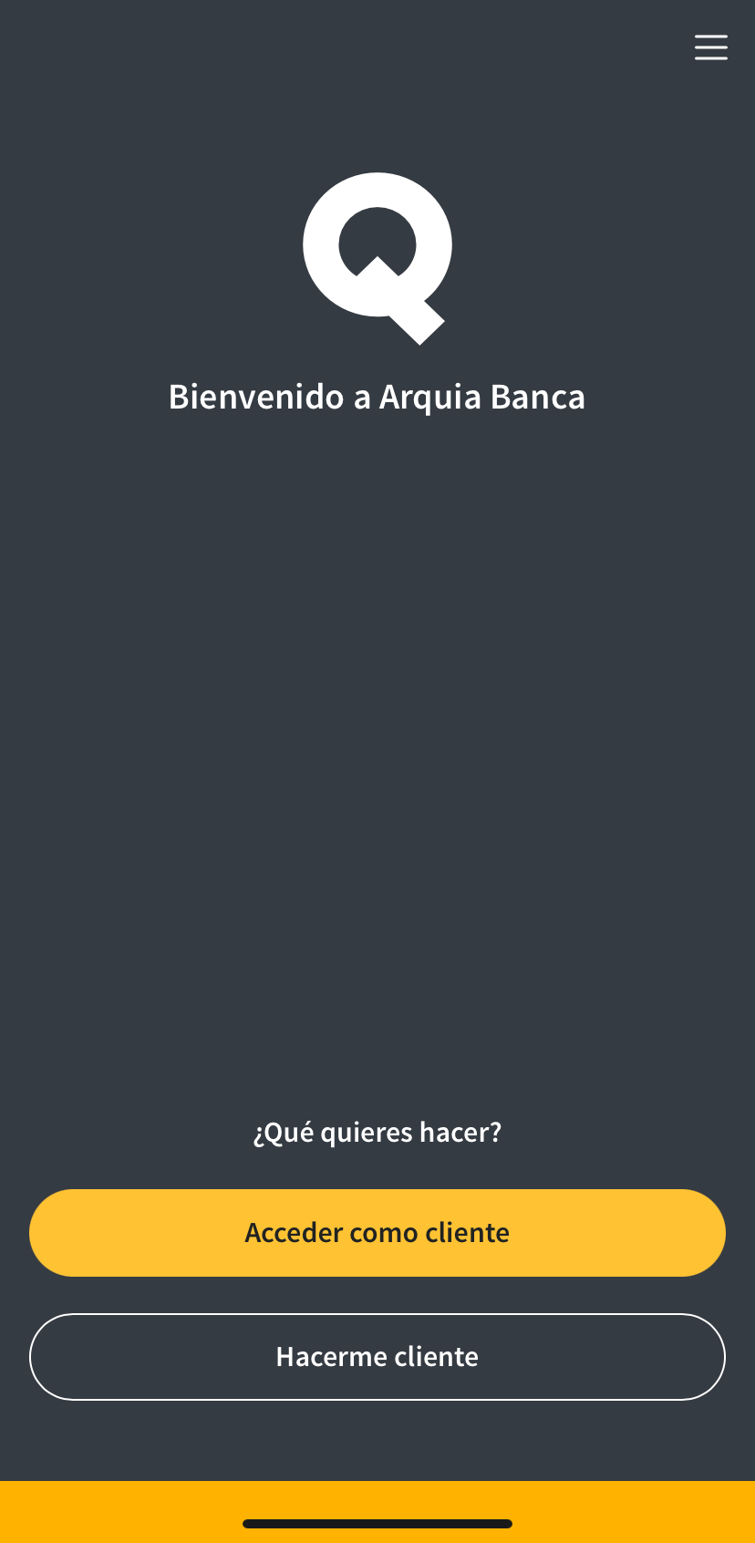 Arquia Bank business app