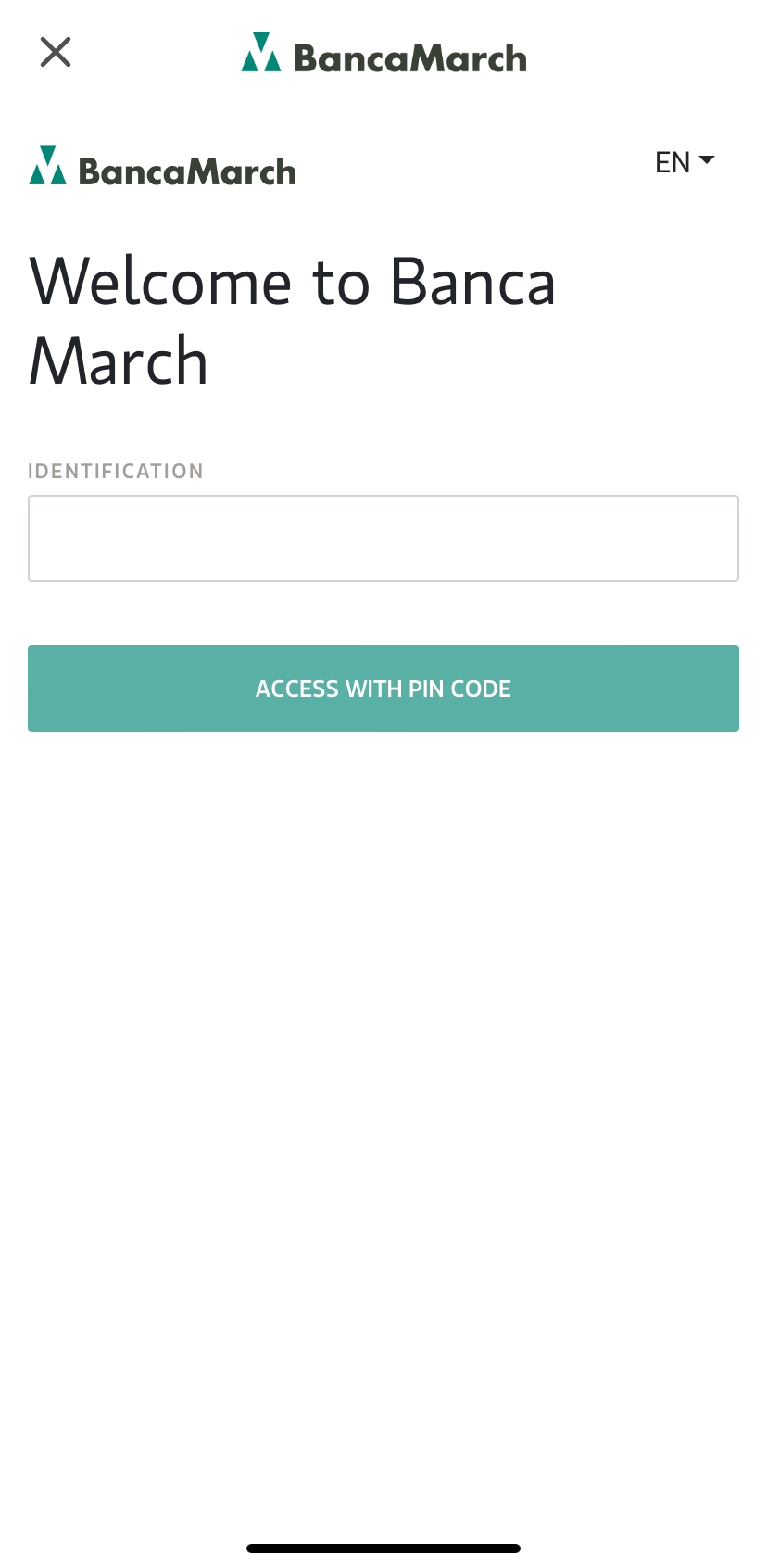 Banco March business app
