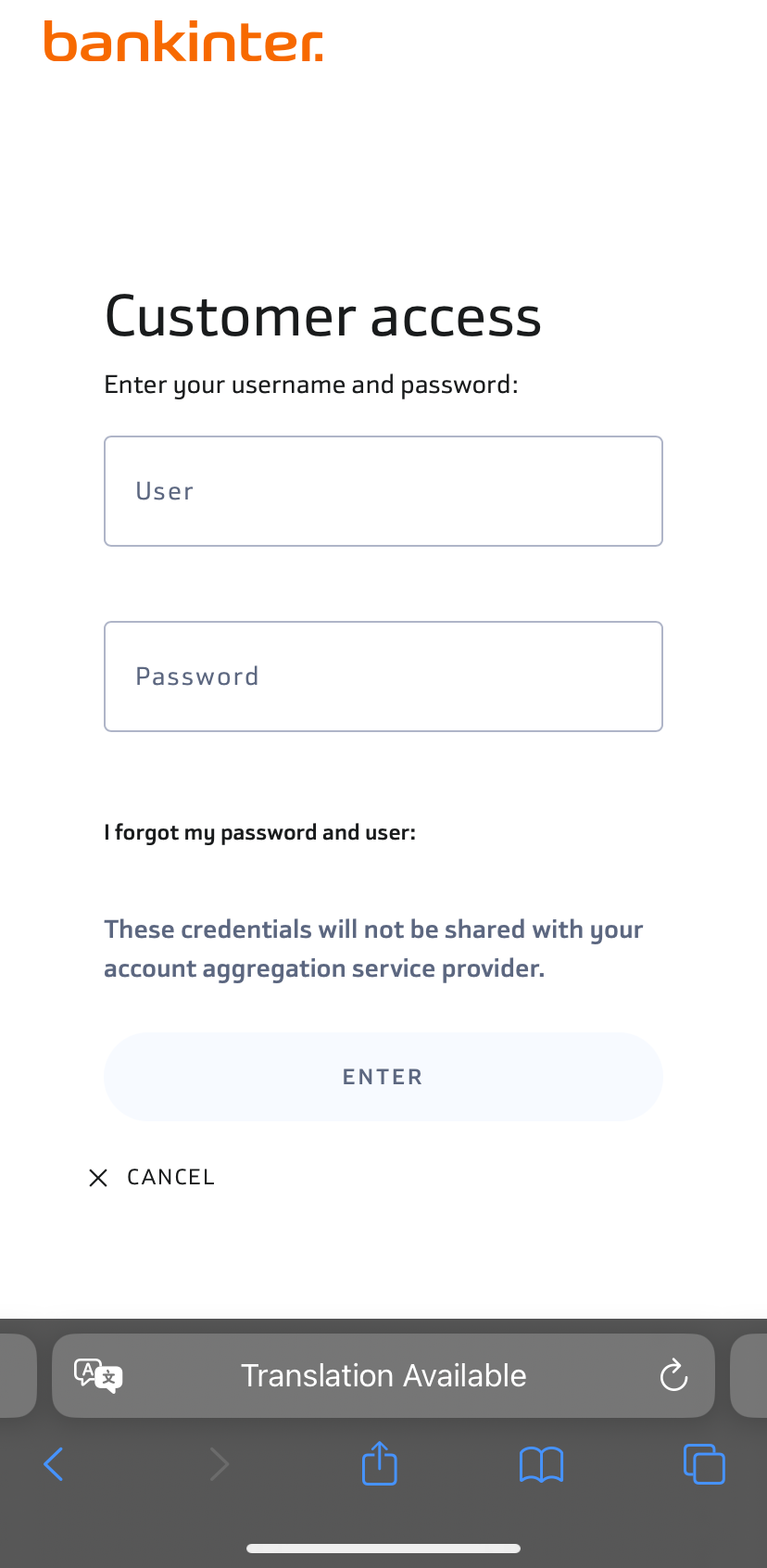 Bankinter business auth