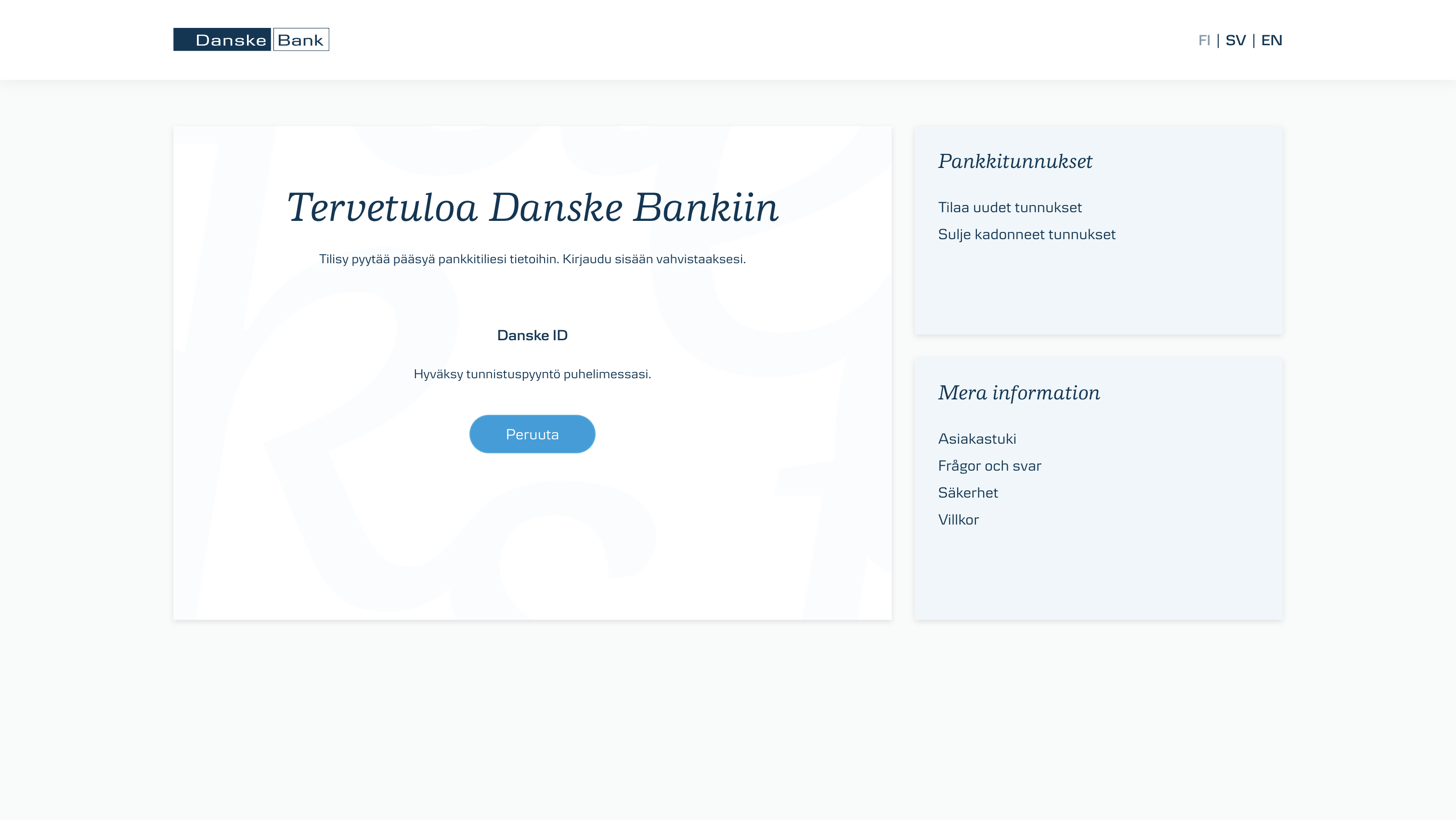 Danske Bank business auth, step 3