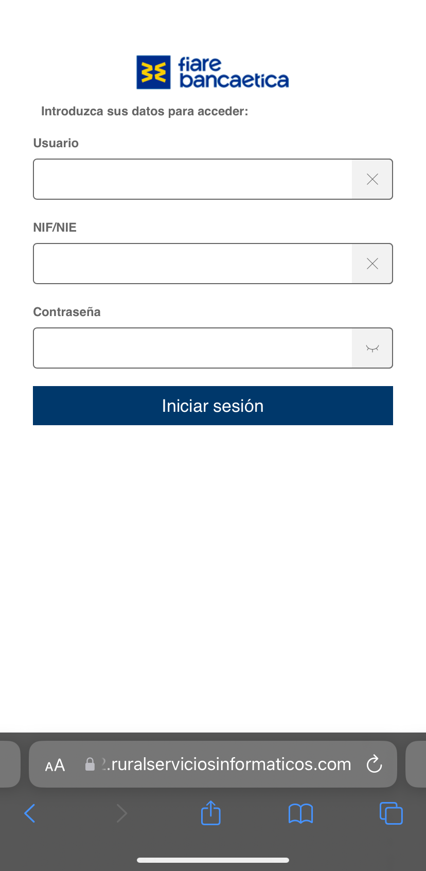 Fiare Banca Etica business auth